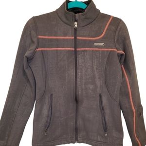 Under Armour Women's Fleece Lined Light Weight Zip Up Jacket Zip Pockets 1015